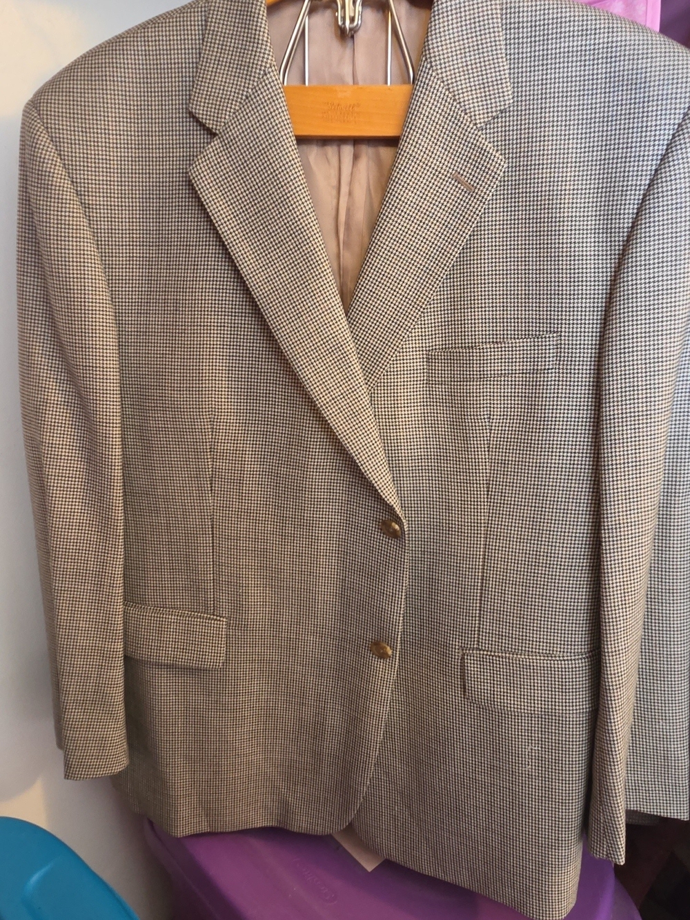Vintage Ralph Lauren Houndstooth Blazer